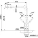 Смеситель Franke Atlas нержавеющая сталь 120.0179.978