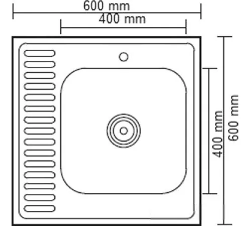 Кухонная мойка Ledeme L96060-R