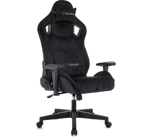 Игровое геймерское кресло Zombie Ghost Fabric черный Light-20