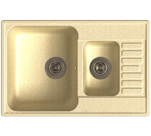 Кухонная мойка GranFest QUARZ Z-21K бежевый