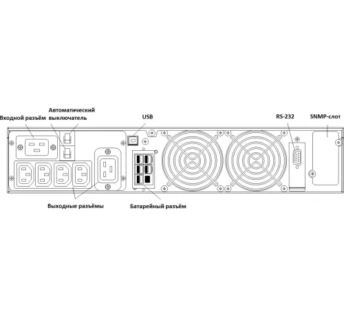 Источник бесперебойного питания Powercom Macan MRT-6000