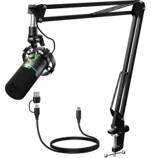 Проводной микрофон Maono PD200XS черный