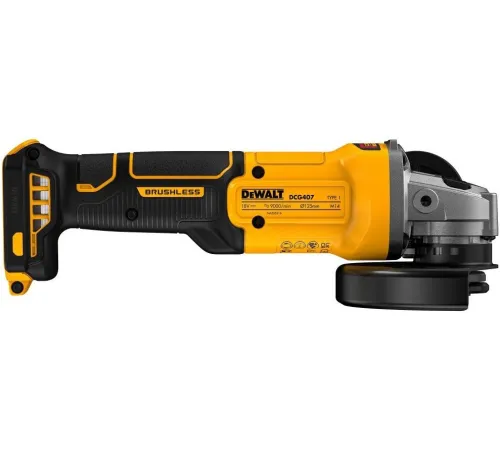 Угловая шлифмашина DeWalt DCG407NT без АКБ, кейс