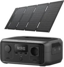 Портативная зарядная станция EcoFlow River 3 UPS Solar Kit