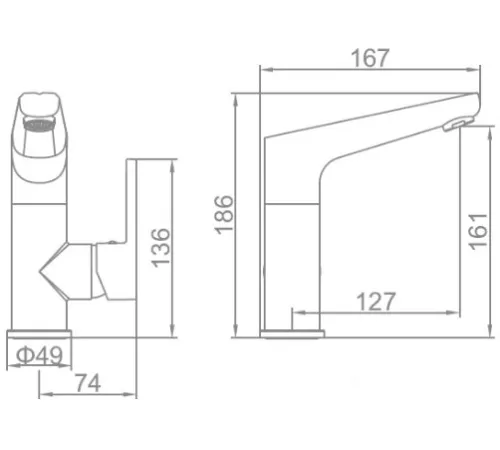 Смеситель Ledeme H64 L1066