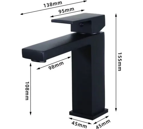 Смеситель Econoce EC0841BL