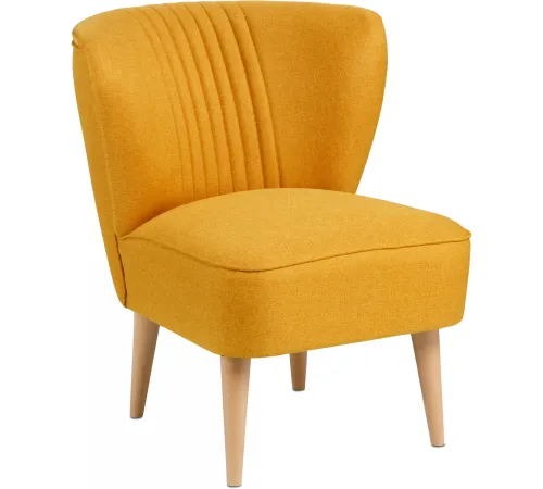 Интерьерное кресло Mio Tesoro Унельма Twist 10 Yellow-Orange
