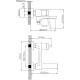 Смеситель Econoce D35 730 EC0732BL черный