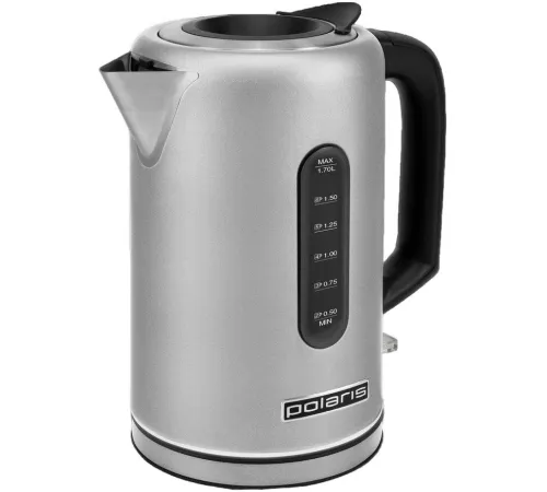 Электрический чайник Polaris PWK 1729CA Water Way Pro стальной матовый