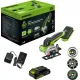 Угловая шлифмашина Greenworks GD24UCS 3402007CUA с 1-им АКБ