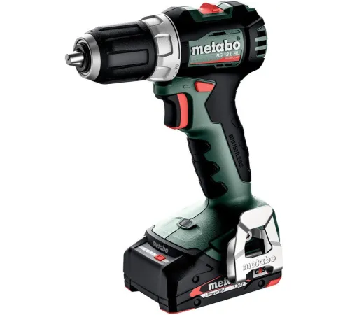 Дрель-шуруповерт Metabo BS 18 L BL 613155500 c 2-мя АКБ, кейс