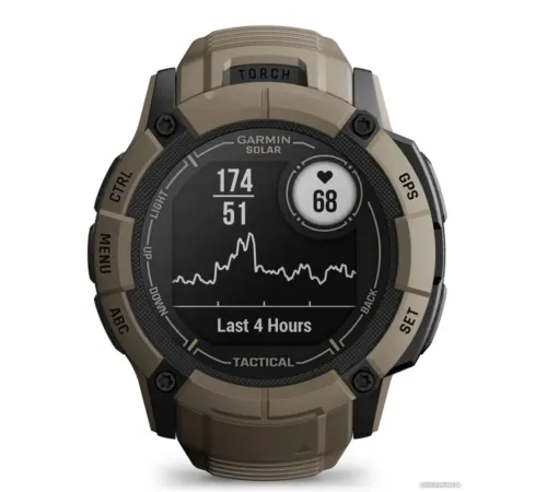 Умные часы Garmin Instinct 2x Solar Tactical Edition светло-коричневый