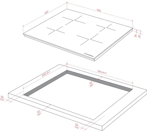 Варочная панель KUPPERSBERG ICI 606