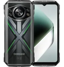 Телефон Doogee S Cyber Pro 12GB/512GB черный/зеленый