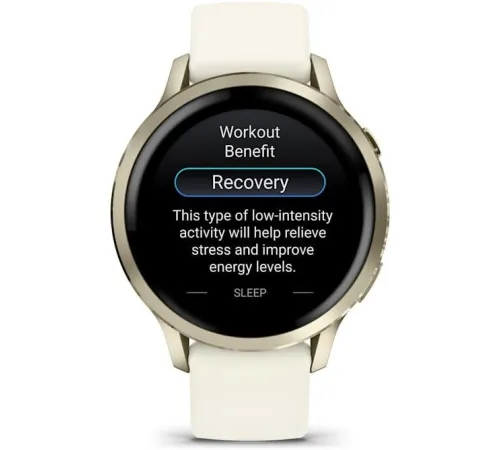 Умные часы Garmin Venu 4 41 мм золотистый/слоновая кость