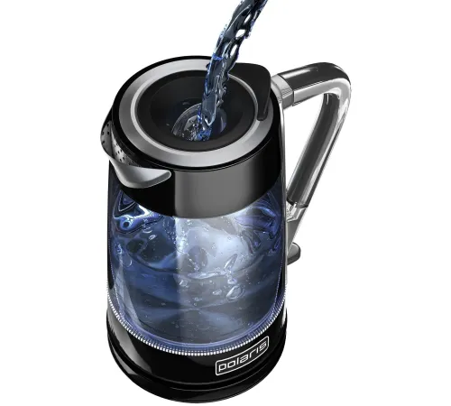 Электрический чайник Polaris PWK 1715CGL Water Way Pro черный