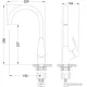 Смеситель Lemark Линара LM0405PGR