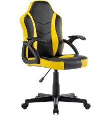 Игровое геймерское кресло Brabix GM-203 черный/желтый