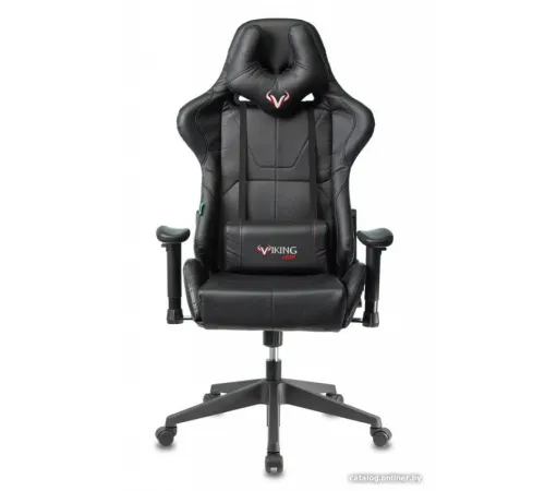 Игровое геймерское кресло Zombie Viking 5 Aero Black Edition искусственная кожа черный