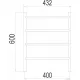 Полотенцесушитель Granula Виста 40x60 D32 кнопка