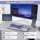 Клавиатура Royal Kludge M87 RGB Ocean Blue RK Cream