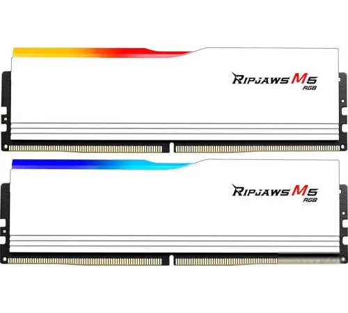 Оперативная память G.Skill Ripjaws M5 RGB 2x32ГБ DDR5 6400 МГц F5-6400J3239G32GX2-RM5RW