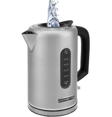 Электрический чайник Polaris PWK 1729CA Water Way Pro стальной матовый
