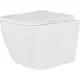 Унитаз подвесной Roxen Cube Bidet One Rimless 6 в 1 StounFix Dual Fresh 506235 кнопка: белый глянец