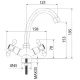 Смеситель Milardo Duplex DUPSB00M01
