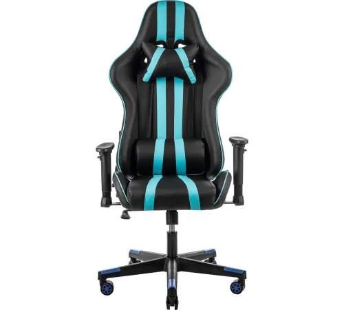 Игровое геймерское кресло Mio Tesoro Control 8051 черный/синий