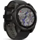 Умные часы Garmin Fenix 8 Solar, Sapphire 47мм титановый угольно-серый DLC с черным ремешком