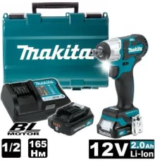 Гайковерт Makita TW161DWAE с 2-мя АКБ, кейс