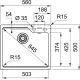 Кухонная мойка Franke Urban UBG 610-56 оникс