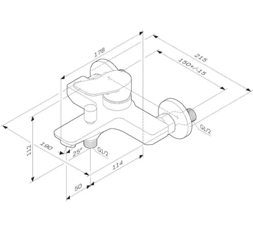 Смеситель AM.PM X-Joy F85A10022