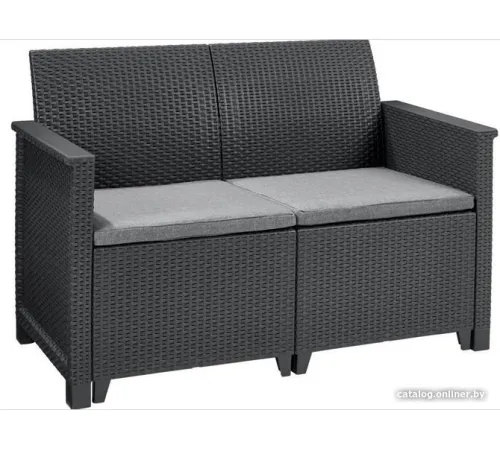 Набор садовой мебели Keter Elodie 2 Seater 253948 графит