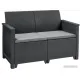 Набор садовой мебели Keter Elodie 2 Seater 253948 графит