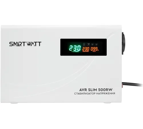 Стабилизатор напряжения SmartWatt AVR SLIM 500RW