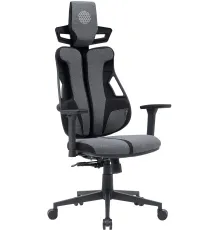Игровое геймерское кресло CACTUS CS-CHR-DUO-GYBK серый/черный