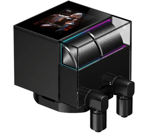 Система жидкостного охлаждения для процессора PCCooler DS360 ARGB Display черный