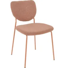 Стул Stool Group Gigi DRC-9155-B коричневый букле/ножки розовые