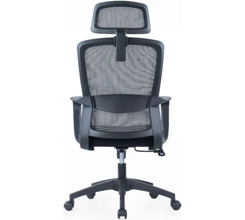 Офисное кресло SitZone U-060A сетка/ткань, черный, крестовина пластик