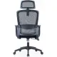 Офисное кресло SitZone U-060A сетка/ткань, черный, крестовина пластик
