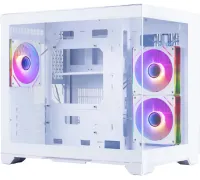 Корпус 1stPlayer MV6-TRANSPARENT ARGB белый