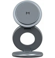 Беспроводное зарядное Magssory Signature Disc Pro для Apple 3 в 1 WCH073 темно-серый