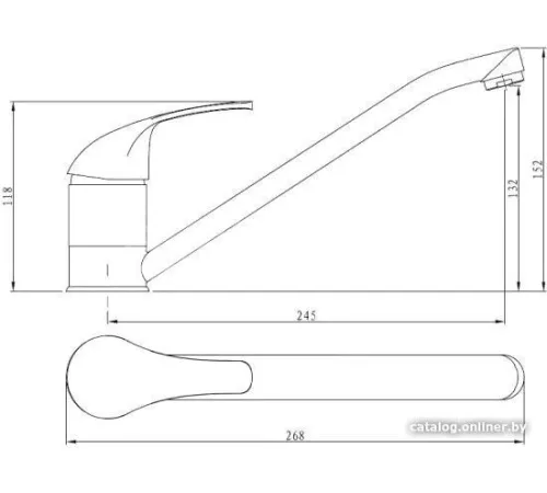 Смеситель Esko Monsoon MON05