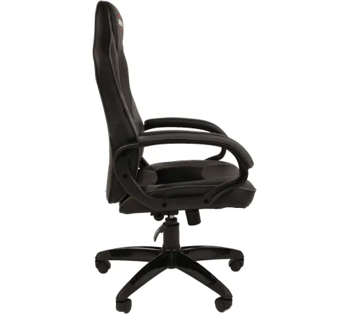Кресло Brabix GM-161 черный/серый