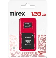 Карта памяти Mirex microSDXC 13613-AD3UH128 128GB с адаптером