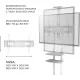 Стойка для телевизора Onkron TS1881W белый