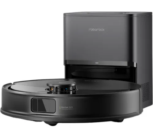 Робот-пылесос Roborock Q8 Max Pro+ Q8MPP52-02 с русской озвучкой, черный
