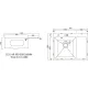 Кухонная мойка ARFEKA ECO AR 650*500 L BLACK PVD NANO